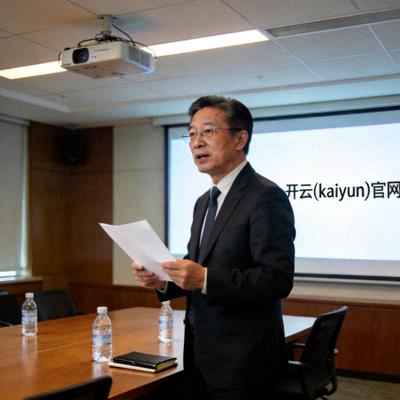 开云(kaiyun)官网市场合作副总裁在商务会议中发言的肖像